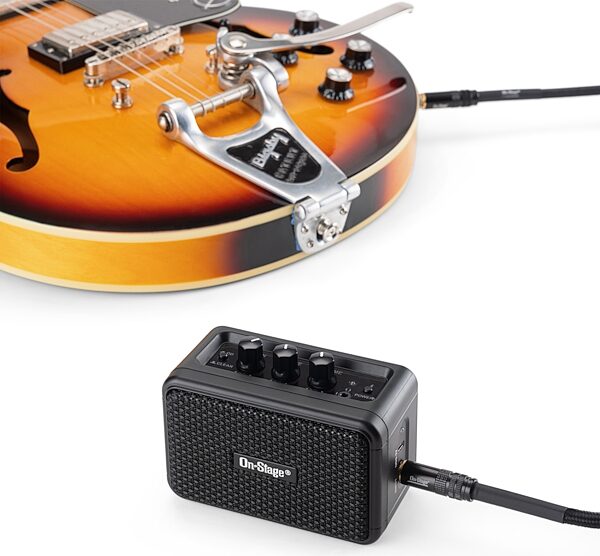 open zoom image for On-Stage TGA01 Travel Electric Guitar Amplifier, New, Detail Front