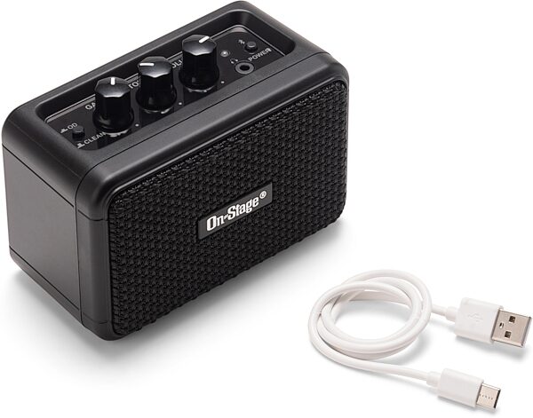 open zoom image for On-Stage TGA01 Travel Electric Guitar Amplifier, New, Detail Front