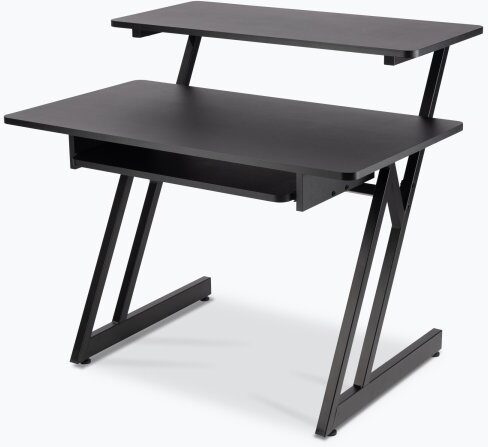 open zoom image for On-Stage WS7500 Wood Workstation, Black, Black