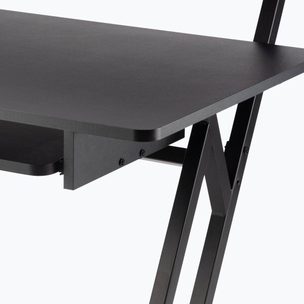 open zoom image for On-Stage WS7500 Wood Workstation, Black, Black Detail