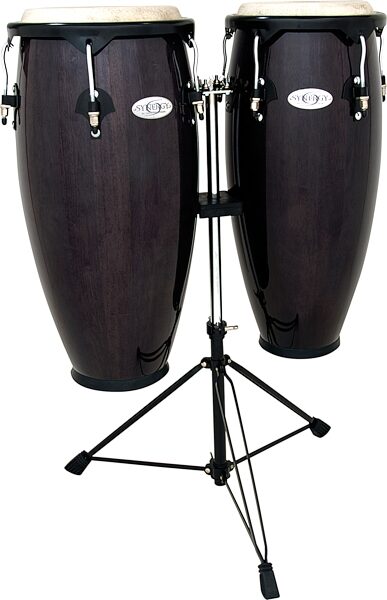 open zoom image for Toca Synergy Congas (with Stand), Transparent Black, Main
