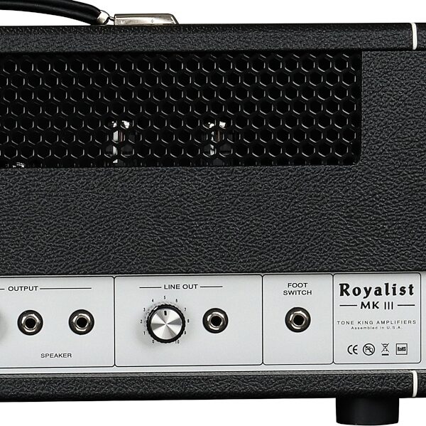 open zoom image for Tone King Royalist MKIII All-Tube Guitar Amplifier Head (40 Watts), New, Action Position Back