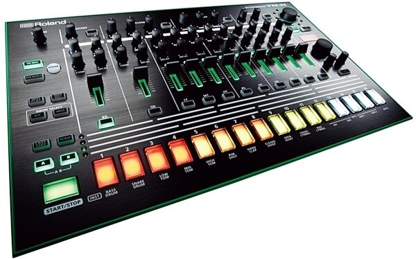 open zoom image for Roland TR-8 AIRA Rhythm Performer Drum Machine, Left
