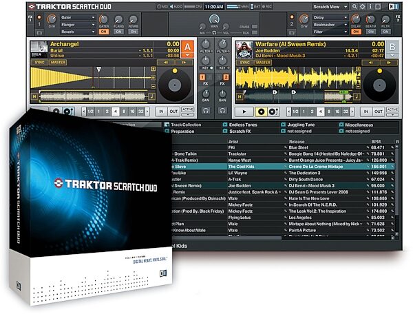 open zoom image for Native Instruments Traktor Scratch Duo DJ System, Traktor Scratch Duo