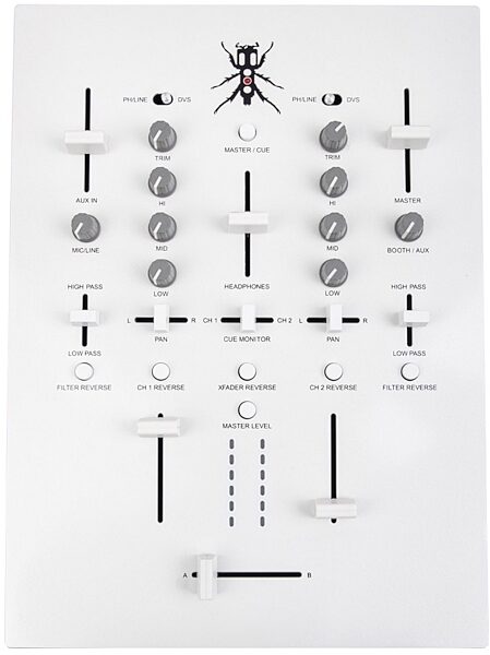 open zoom image for DJ-Tech TRX Thud Rumble DJ QBert Signature Mixer, White