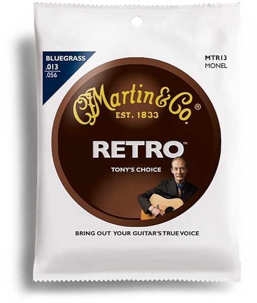 open zoom image for Martin Tony Rice Signature Monel Acoustic Guitar Strings, Main