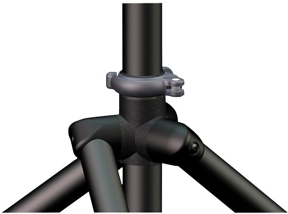 open zoom image for Ultimate Support TS-99B TeleLock Series Tall Speaker Stand, Black, Closeup