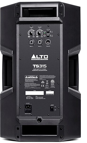 open zoom image for Alto Professional Truesonic TS315 Powered Loudspeaker (2000 Watts, 1x15"), Rear