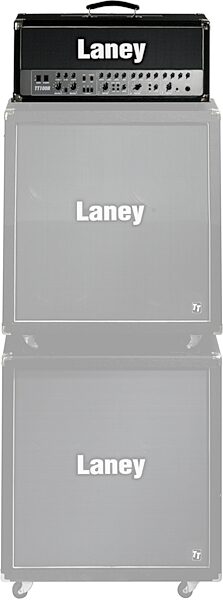 open zoom image for Laney TT100H Guitar Amplifier Head (100 Watts), Full Stack Example With Optional Cabs