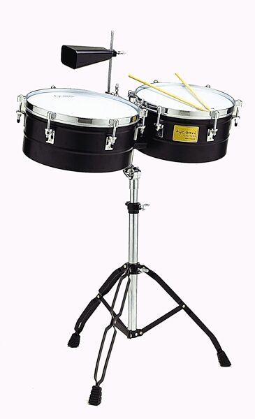 open zoom image for Tycoon Percussion Timbales Set with Stand and Bell, Main