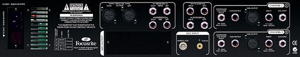 open zoom image for Focusrite MH443 TwinTrak Pro Platinum Series 2-Channel Preamp/Compressor, Rear
