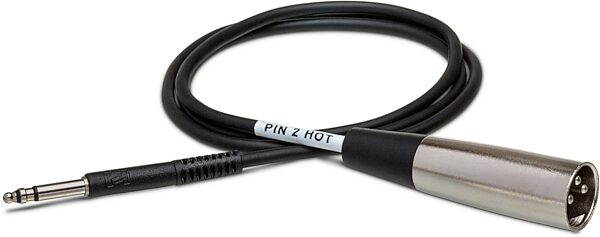 open zoom image for Hosa TTX-103M TRS to XLR3 Male Balanced Interconnect Cable, New, Action Position Back