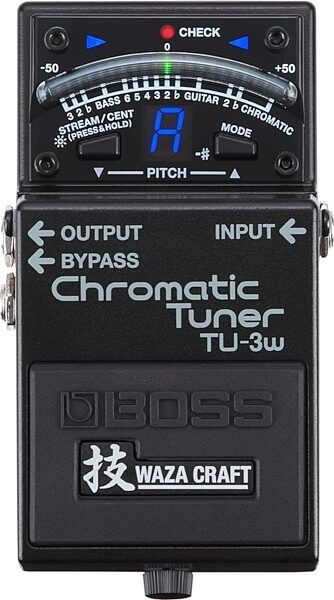 open zoom image for Boss TU-3w Waza Craft Chromatic Tuner Pedal, New, Main