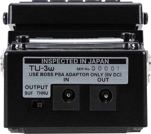 open zoom image for Boss TU-3w Waza Craft Chromatic Tuner Pedal, New, Rear