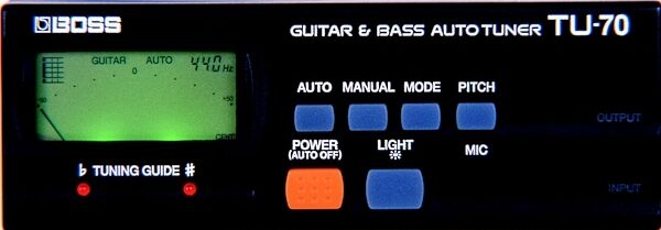 open zoom image for Boss TU70 Guitar and Bass Auto Tuner, Main