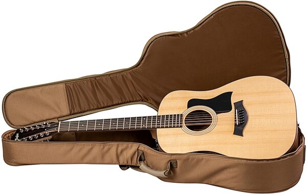 open zoom image for Taylor Structured Series 12-String Grand Auditorium/Dreadnought Acoustic Guitar Gig Bag, New, Action Position Back
