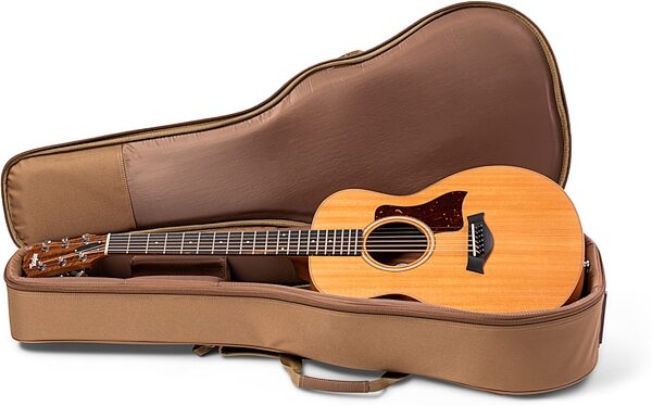 open zoom image for Taylor GS Mini Acoustic Guitar Gig Bag, Tan, Action Position Side