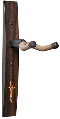 open zoom image for Taylor Bouquet Guitar Hanger, Ebony, Wood Inlay, Open Box (Very Good), Action Position Back