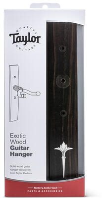 open zoom image for Taylor Nouveau Guitar Hanger, Ebony, Acrylic Inlay, Open Box (Very Good), Action Position Back