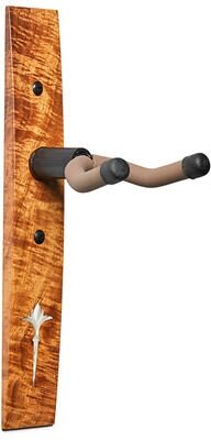 open zoom image for Taylor Nouveau Guitar Hanger, Koa, Acrylic Inlay, Open Box (Like New), Action Position Back