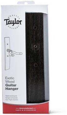 open zoom image for Taylor Guitar Wall Hanger, Ebony, No Inlay, Action Position Back