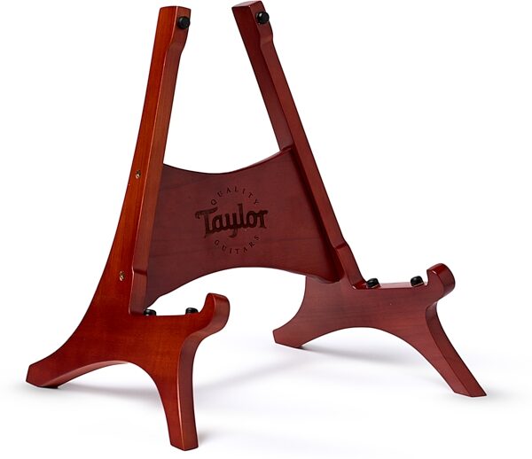 open zoom image for Taylor Mahogany Guitar Stand, Dark Finish, Action Position Back