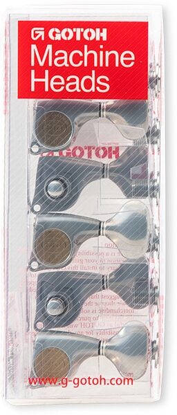 open zoom image for Taylor 21:1 Gotoh Guitar Tuners, Antique Chrome, Action Position Back