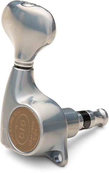 open zoom image for Taylor 21:1 Gotoh Guitar Tuners, Antique Chrome, Action Position Back