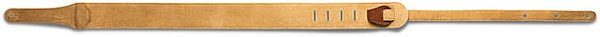 open zoom image for Taylor Gemstone 2.5" Sanded Leather Guitar Strap, Medium Brown, Action Position Back