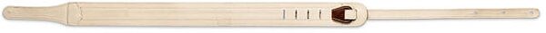 open zoom image for Taylor Element 2.5" Leather Guitar Strap, Brown/Cream, Action Position Back