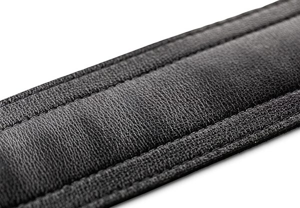 open zoom image for Taylor Grand Pacific 3" Nickel Concho Leather Guitar Strap, Black, Detail