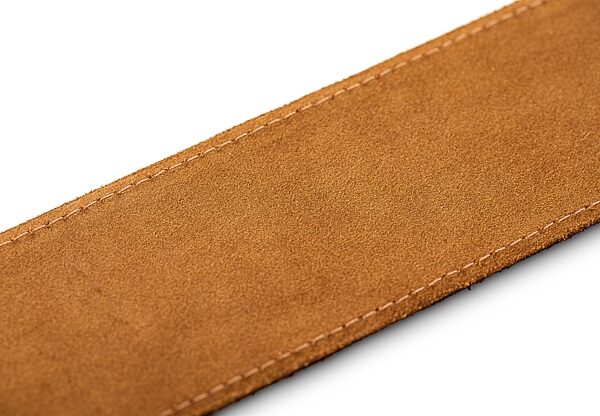 open zoom image for Taylor 2.5" Embroidered Suede Guitar Strap, Black, Alt