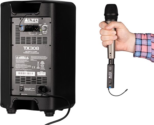 open zoom image for Alto Professional Stealth 1 Mono UHF XLR Wireless System, New, Action Position Back-