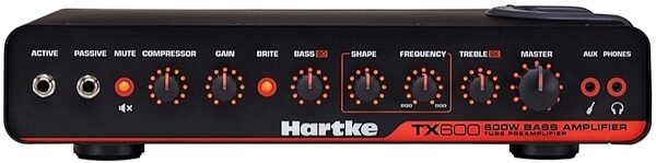 open zoom image for Hartke TX600 Bass Head with HD112 Bass Cabinet Half Stack Pack, View