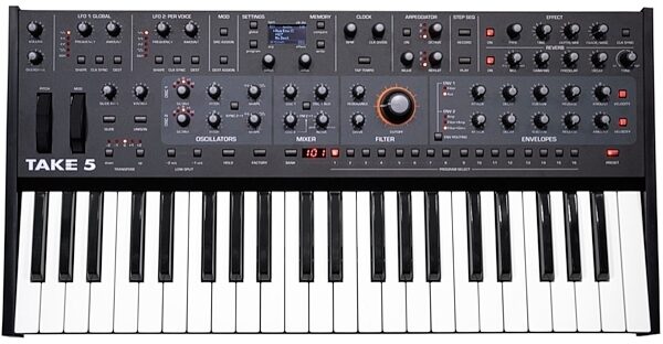 open zoom image for Sequential Take 5 Analog Synthesizer Keyboard, New, Main