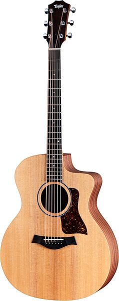 open zoom image for Taylor 14ce Grand Auditorium Acoustic-Electric Guitar (with Gig Bag), Natural, with Structured Gig Bag, Action Position Back