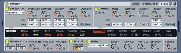 open zoom image for Ableton Live 8 Music Production Software (Macintosh and Windows), Screenshot - Tension