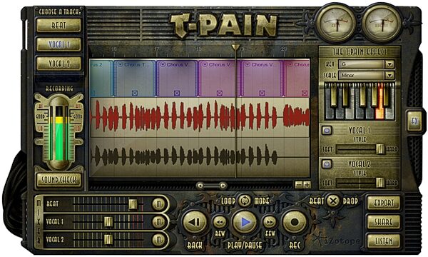 open zoom image for iZotope The T-Pain Effect Software, Screenshot 3