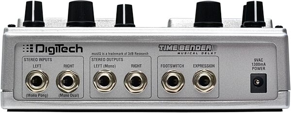 open zoom image for DigiTech TimeBender Musical Delay Pedal, Rear