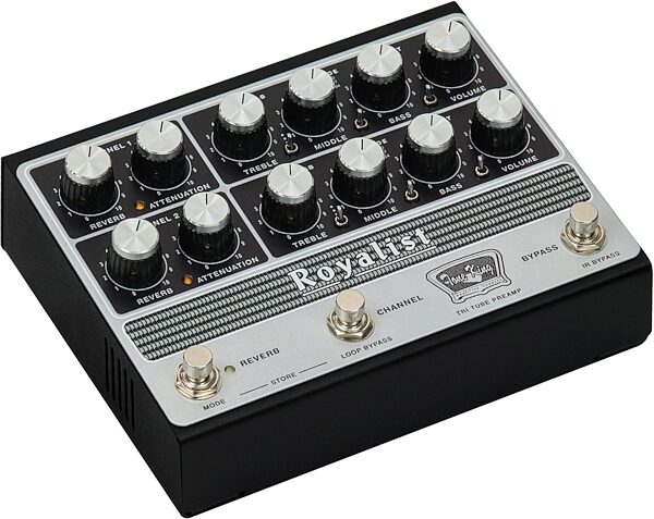 open zoom image for Tone King Royalist Tube Preamp Pedal, New, Action Position Back