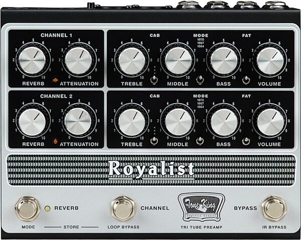 open zoom image for Tone King Royalist Tube Preamp Pedal, New, Main
