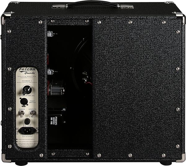 open zoom image for Tone King Falcon Grande Guitar Combo Amplifier (20 Watts, 1x12"), Black, Action Position Back