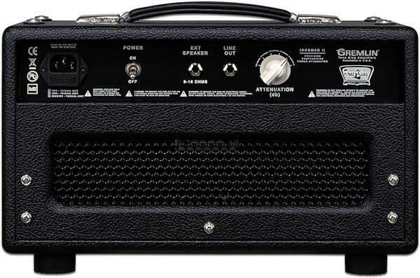 open zoom image for Tone King Gremlin Guitar Amplifier Head (5 Watts), Black, Action Position Back