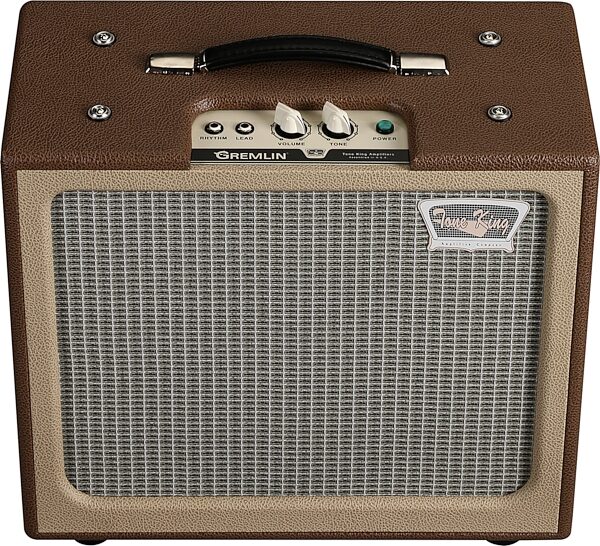 open zoom image for Tone King Gremlin Guitar Combo Amplifier (5 Watts, 1x12"), Brown Beige, Action Position Back