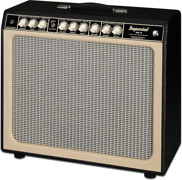 open zoom image for Tone King Imperial MkII Guitar Combo Amplifier (20 Watts, 1x12"), Black, Action Position Back