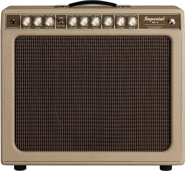 open zoom image for Tone King Imperial MkII Guitar Combo Amplifier (20 Watts, 1x12"), Cream, Action Position Back