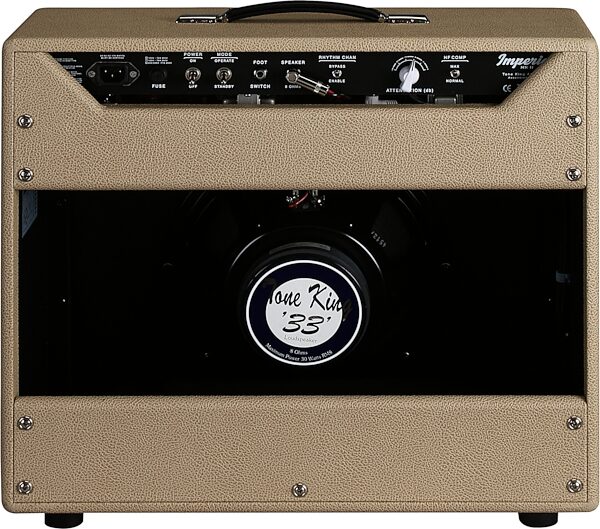 open zoom image for Tone King Imperial MkII Guitar Combo Amplifier (20 Watts, 1x12"), Cream, Action Position Back