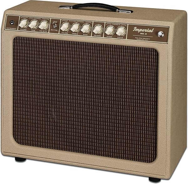 open zoom image for Tone King Imperial MkII Guitar Combo Amplifier (20 Watts, 1x12"), Cream, Action Position Back