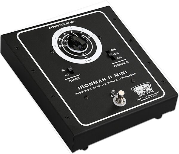 open zoom image for Tone King Ironman II Mini 30-Watt Attenuator, New, Angled Front
