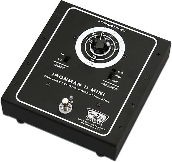 open zoom image for Tone King Ironman II Mini 30-Watt Attenuator, New, Angled Front
